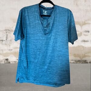 Liberty Pro NWOT Men’s Active Quick Dry Casual Shirt Blue Size Medium